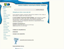Tablet Screenshot of cmvreinoanimal.com.br